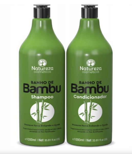 Zestaw Bamboo Bath (Szampon 1L + Odżywka 1L) - Natureza Cosmetics Zestaw Bamboo Bath photo