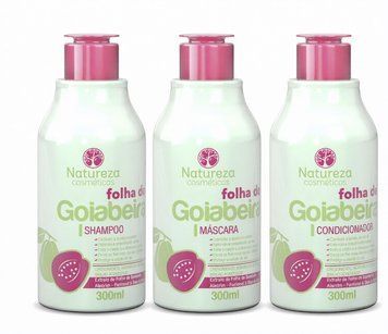 Natureza Home Care Folha de Goiabeira Zestaw Szampon i Maska i Odżywka 3x300 ml Natureza Home Care Folha de Goiabeira 3x300ml zdjęcie