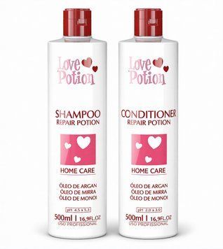Love Potion Repair Potion Zestaw Szampon i Odżywka 2x500 ml Repair Potion Shampoo and Conditioner 2 x 500 ml zdjęcie