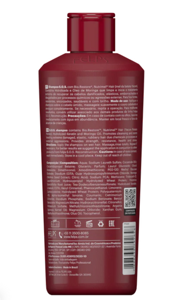 Felps SOS Szampon Regeneracja i Nawilżenie 250 ml Felps 250ml sos zdjęcie
